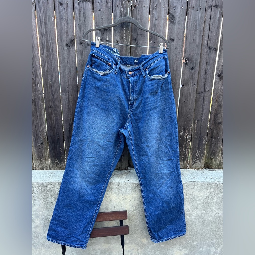 J. Crew slim boyfriend jeans, size 33